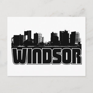 Cartão Postal Windsor Skyline