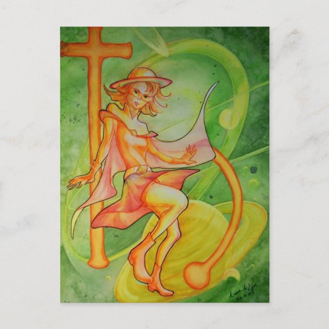 Cartão Postal Windy Saturn (Frente)