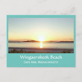 Cartão Postal Wingaersheek Beach Sunset
