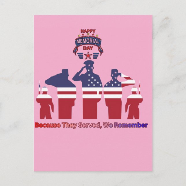 Cartão Postal Wings of remembrance pink (Frente)