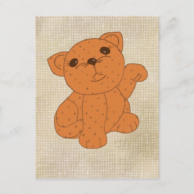 Cartão Postal winkende Katze (Frente)