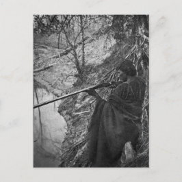 Cartão Postal Winnebago, Chefe Indígena de Pato Caçando Escala d