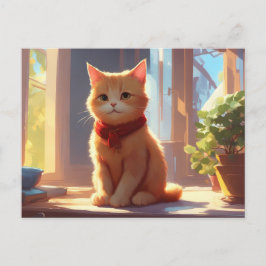 Cartão Postal Winnie, o Pooh Cat V6