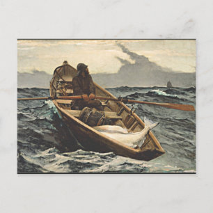 Cartão Postal Winslow Homer - O Aviso De Nevoeiro