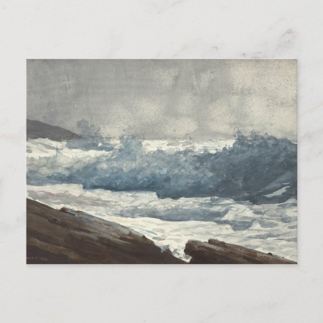 Cartão Postal Winslow Homer - Pescoço da Porca, Quebra-cabeças (Frente)