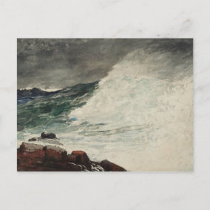 Cartão Postal Winslow Homer - Pescoço de Porco, Onda de Quebra
