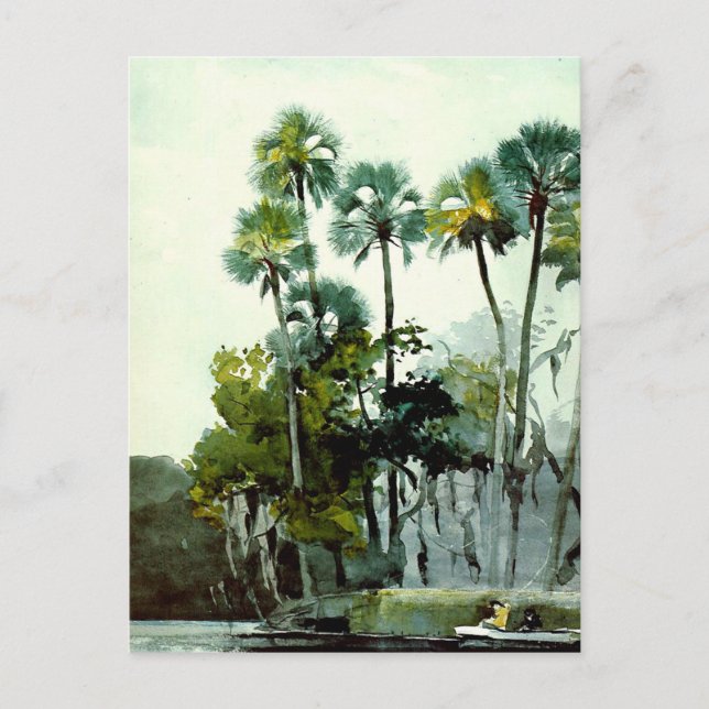 Cartão Postal Winslow Homer - Rio Homosassa (Frente)