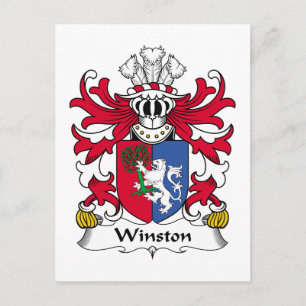 Cartão Postal Winston Family Crest