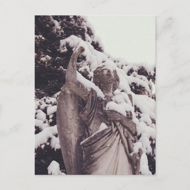 Cartão Postal Winter Angel (Frente)