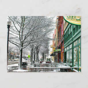 Cartão Postal Winter Downtown