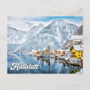 Cartão Postal Winter In Hallstatt, Áustria