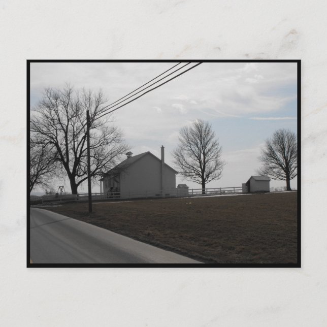 Cartão Postal ~ Winter in Lancaster County ~ 20 (Frente)