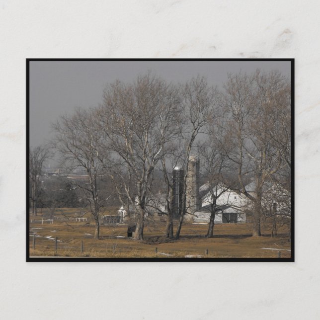 Cartão Postal ~ Winter in Lancaster County ~ 31 (Frente)