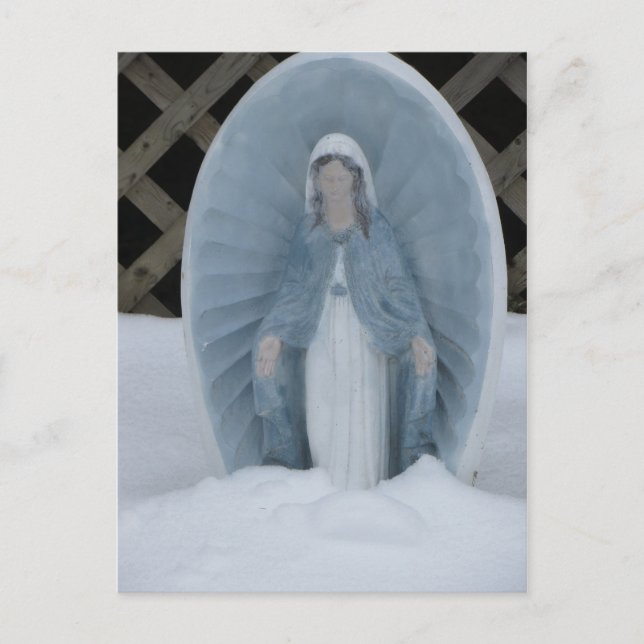 Cartão Postal Winter Mary (Frente)