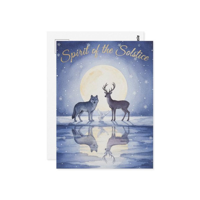 Cartão Postal Winter Solstice Postcard (Frente/Verso In Situ)