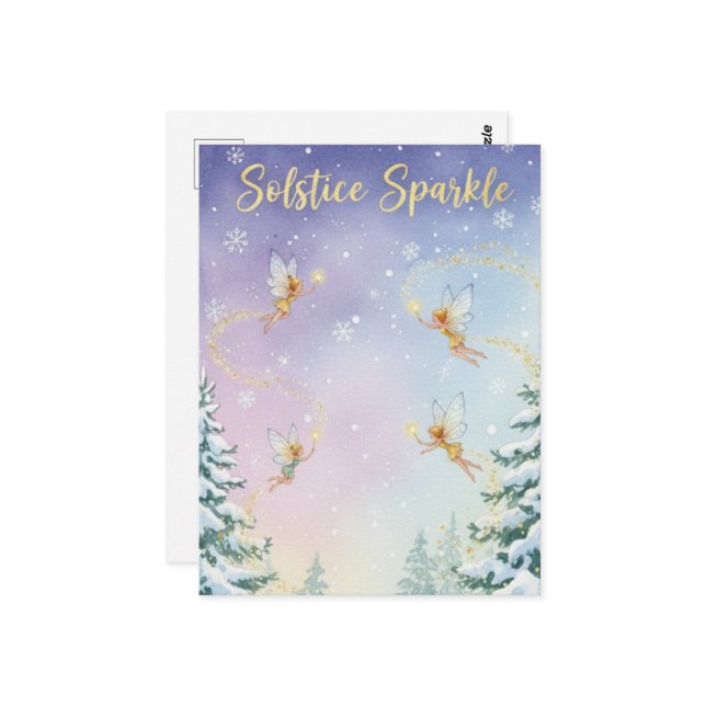 Cartão Postal Winter Solstice Postcard (Frente/Verso In Situ)