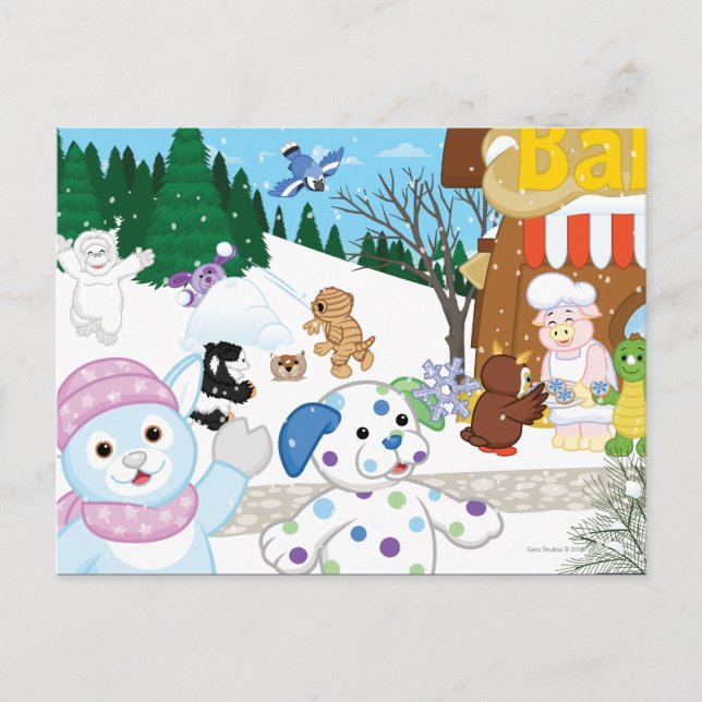 Cartão Postal Winterfest chegou em Kinzville! (Frente)