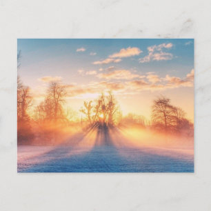 Cartão Postal Winterliche Postkarte