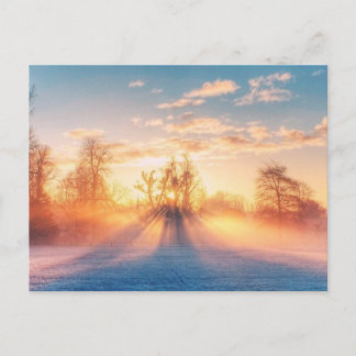 Cartão Postal Winterliche Postkarte
