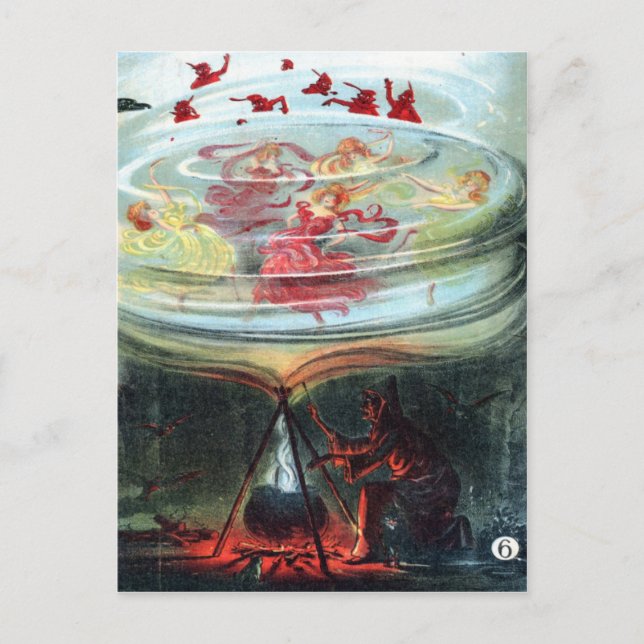 Cartão Postal Wirl Waltzes da bruxa (Frente)