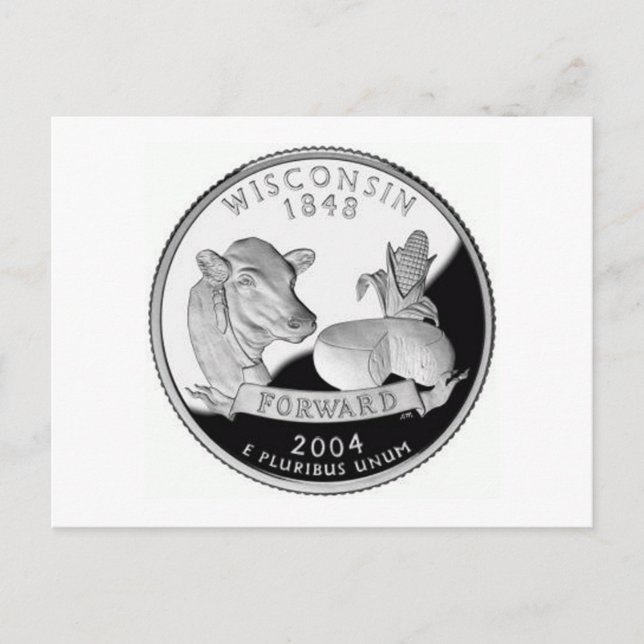Cartão Postal Wisconsin (Frente)
