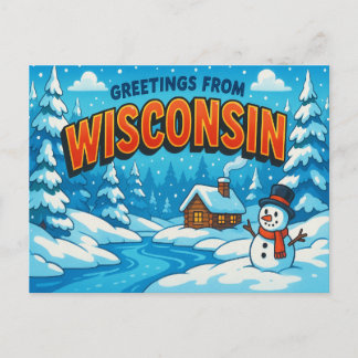 Cartão postal WISCONSIN