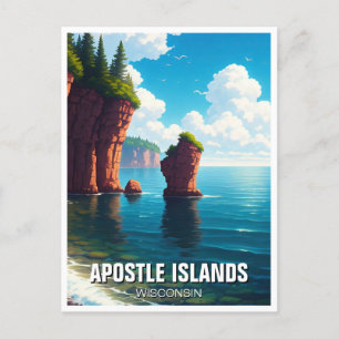 Cartão Postal Wisconsin Apostle Islands National Lakeshore