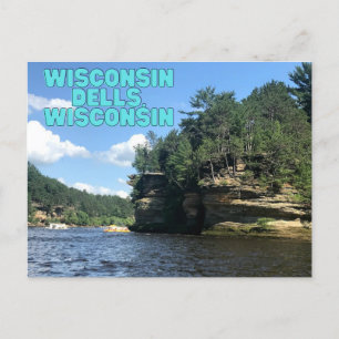 Cartão Postal Wisconsin Dells, Wisconsin Postcard Souvenir