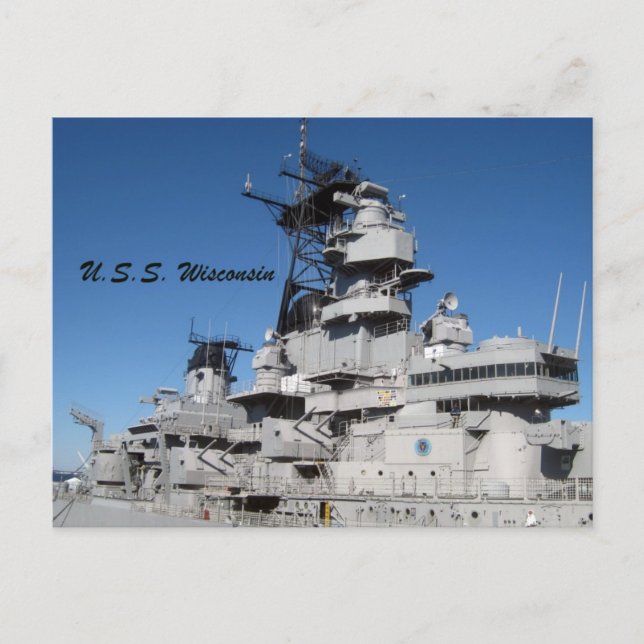 Cartão Postal Wisconsin dos EUA (Frente)
