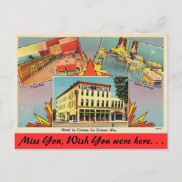 Cartão Postal Wisconsin, Hotel LaCrosse, La Crosse