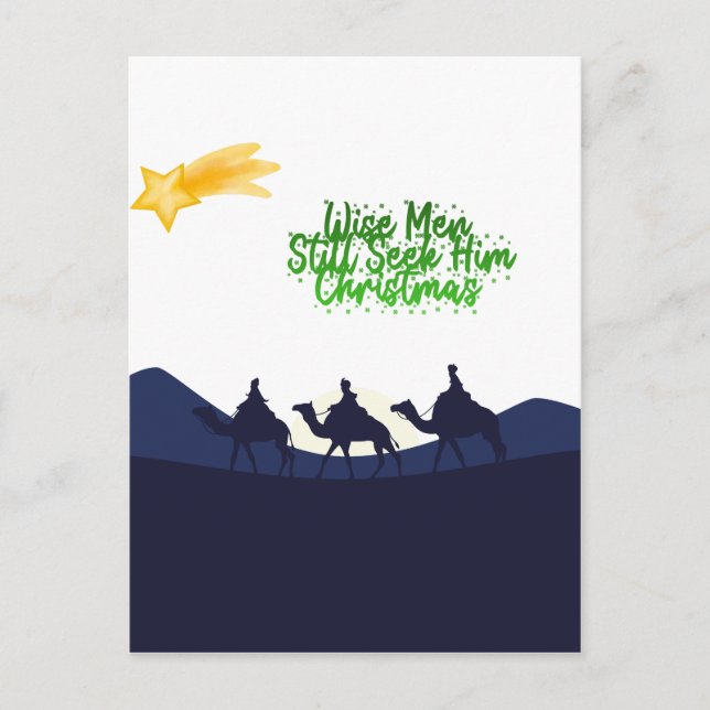 Cartão Postal Wise Men Still Seek Him Christmas (Frente)