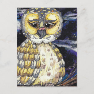 Cartão postal Wise Old Owl