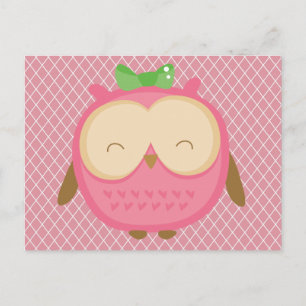Cartão Postal Wise Owl