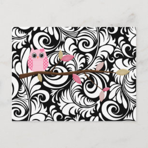 Cartão Postal Wise Owl