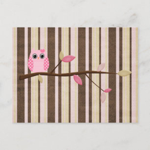 Cartão Postal Wise Owl