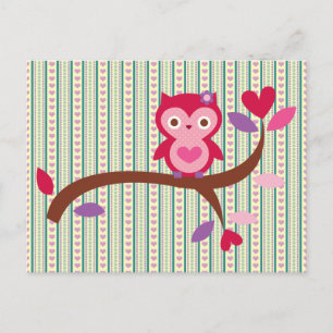 Cartão Postal Wise Owl
