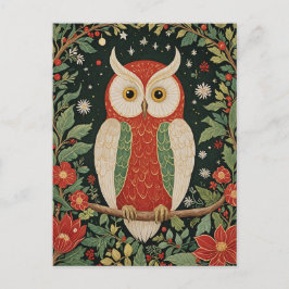 Cartão Postal Wise Winter Watcher