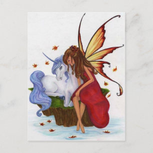 Cartão Postal Wishing Fairy