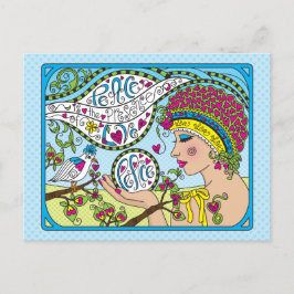 Cartão Postal Wishing You Peace_ Postcard