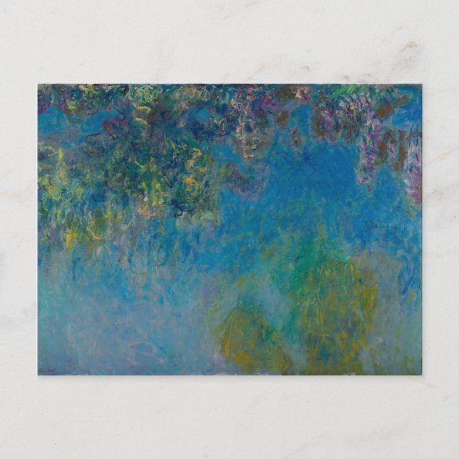 Cartão Postal Wisteria Claude Monet (Frente)