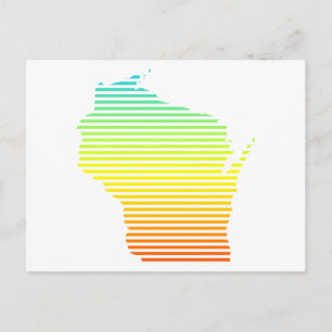 Cartão Postal wisWisconsin chill fade