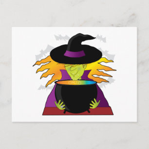 Cartão Postal Witch Hat Pod