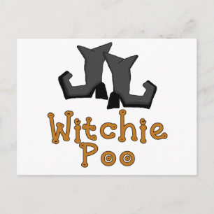 Cartão Postal Witchie Poo T-shirts e presentes