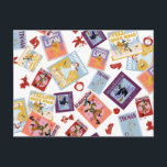 Cartão Postal Wizard of Oz™ Character Print Toss Pattern<br><div class="desc">Step into the magical world of Oz with this vibrant, vintage-inspired pattern celebrating The Wizard of Oz. Featuring beautifully illustrated poster-style designs of Dorothy, the Cowardly Lion, the Tin Man, the Scarecrow, and the Wicked Witch, this artwork captures the timeless charm and adventure of the Yellow Brick Road. Classic icons...</div>