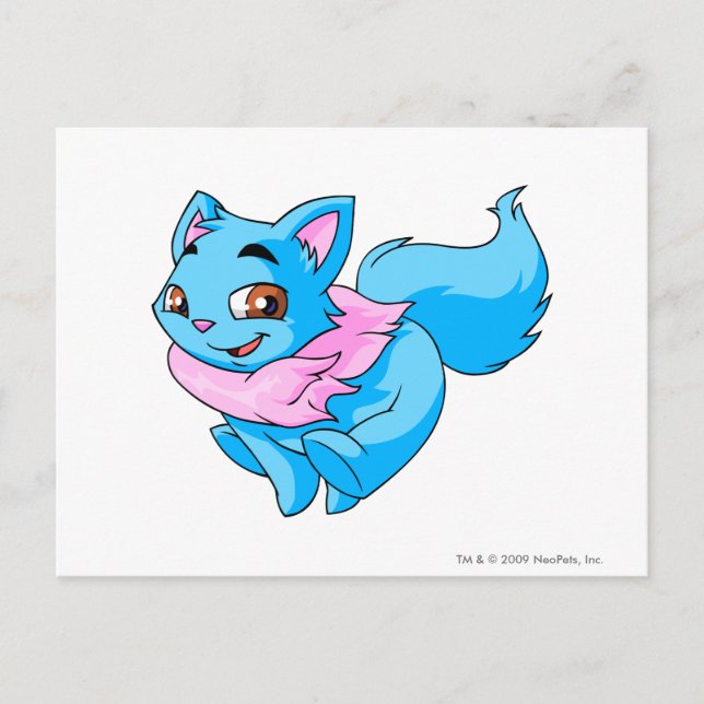 Cartão Postal Wocky Blue (Frente)