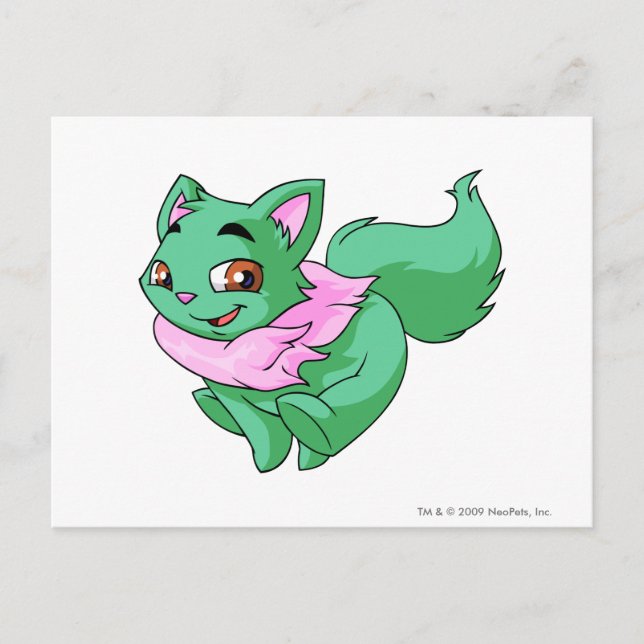 Cartão Postal Wocky Green (Frente)