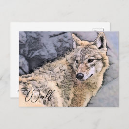 Cartão Postal Wolf