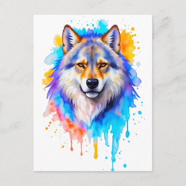 Cartão Postal Wolf (Frente)