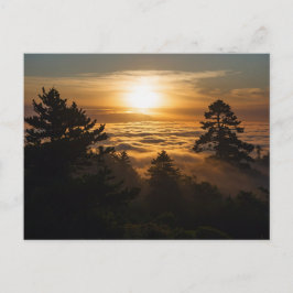 Cartão Postal Wolkenmeer mit Sonnenuntergang