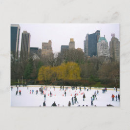 Cartão Postal Wollman Rink NYC Skating Rink Central Park Foto
